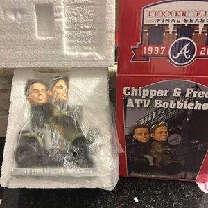 MLB Chipper & Freddie ATV Rescue Bobblehead Atlanta Braves
